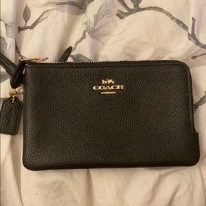 Coach Double Corner Zip Wristlet *NEVER USED*